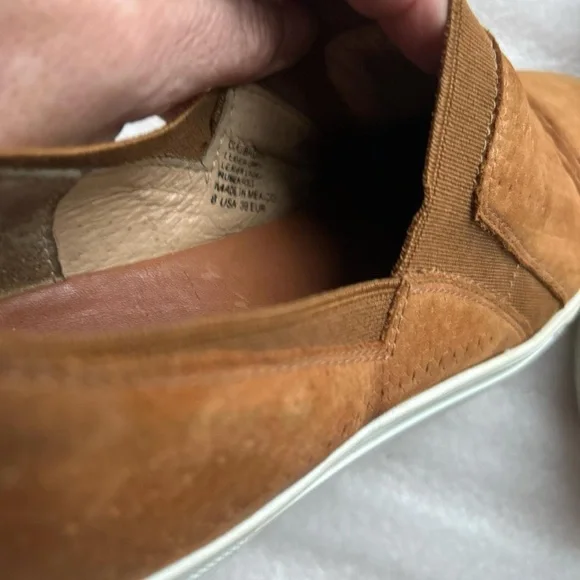 Cali Slide by Charleston Shoe Company Tan Slip on Leather Loafers - Picture 6 of 8